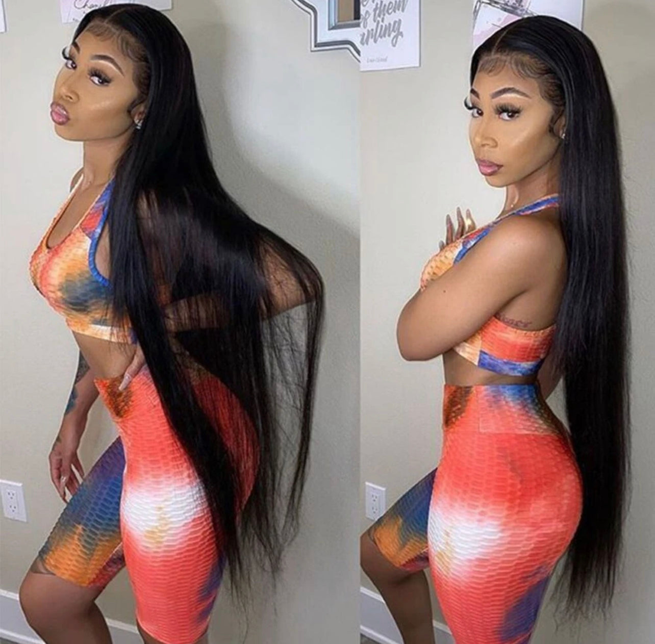 Frontal Silk Straight Glueless HD Lace Wig