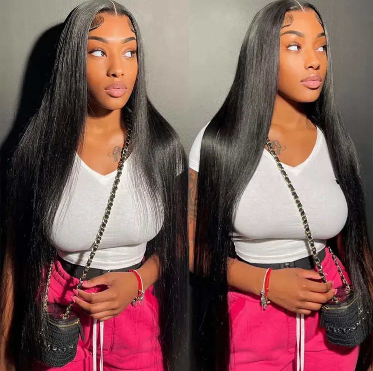 Frontal Silk Straight Glueless HD Lace Wig