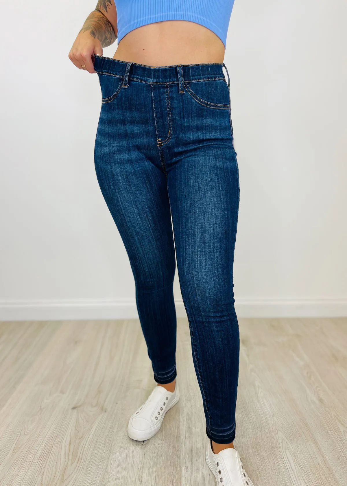 🔥LAST DAY 49% OFF🔥Pull On Skinny Jeans-FREE SHIPPING