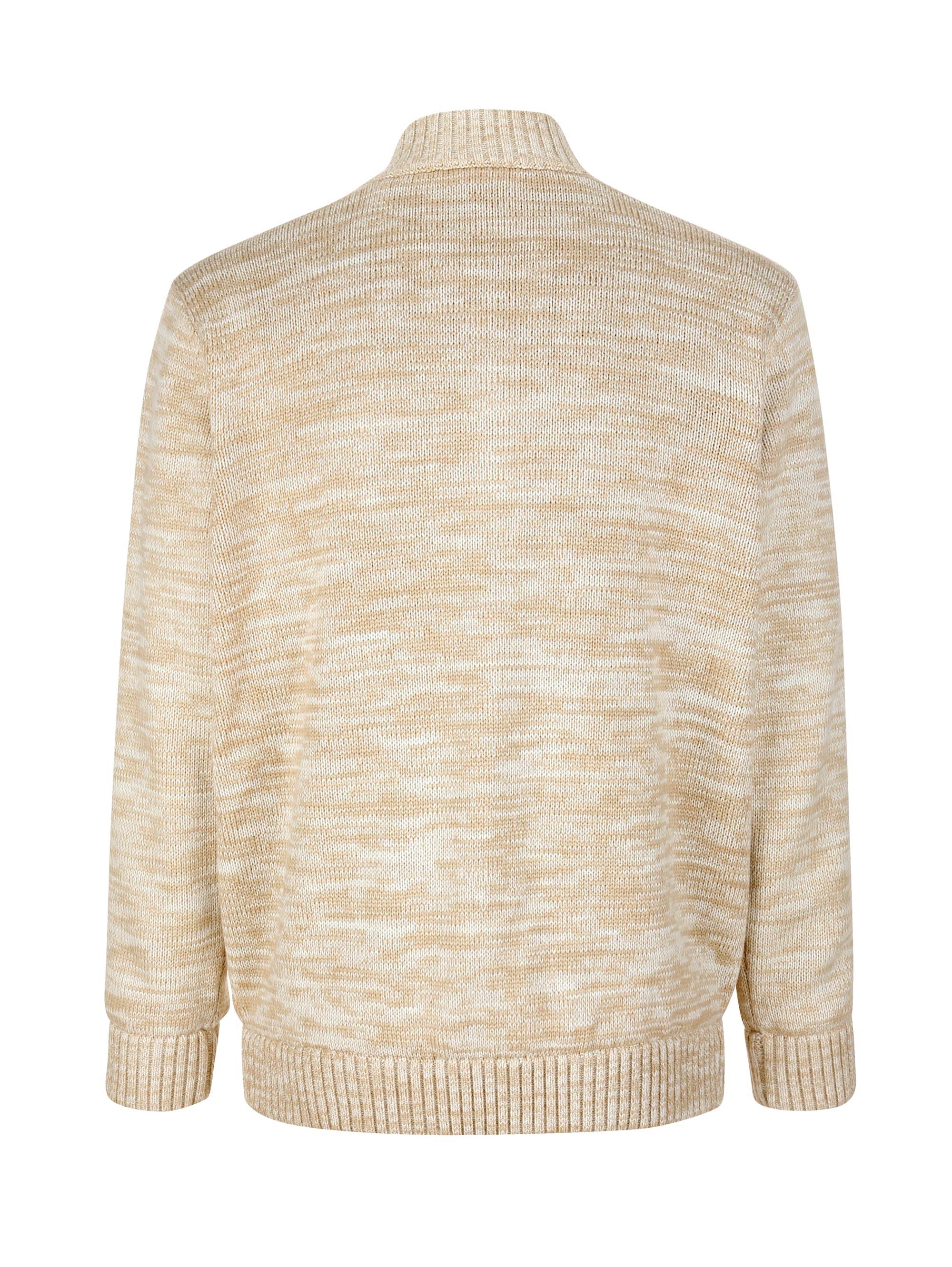 Men's Stand Collar Fashion Cardigan Sweater Knitted Jacket