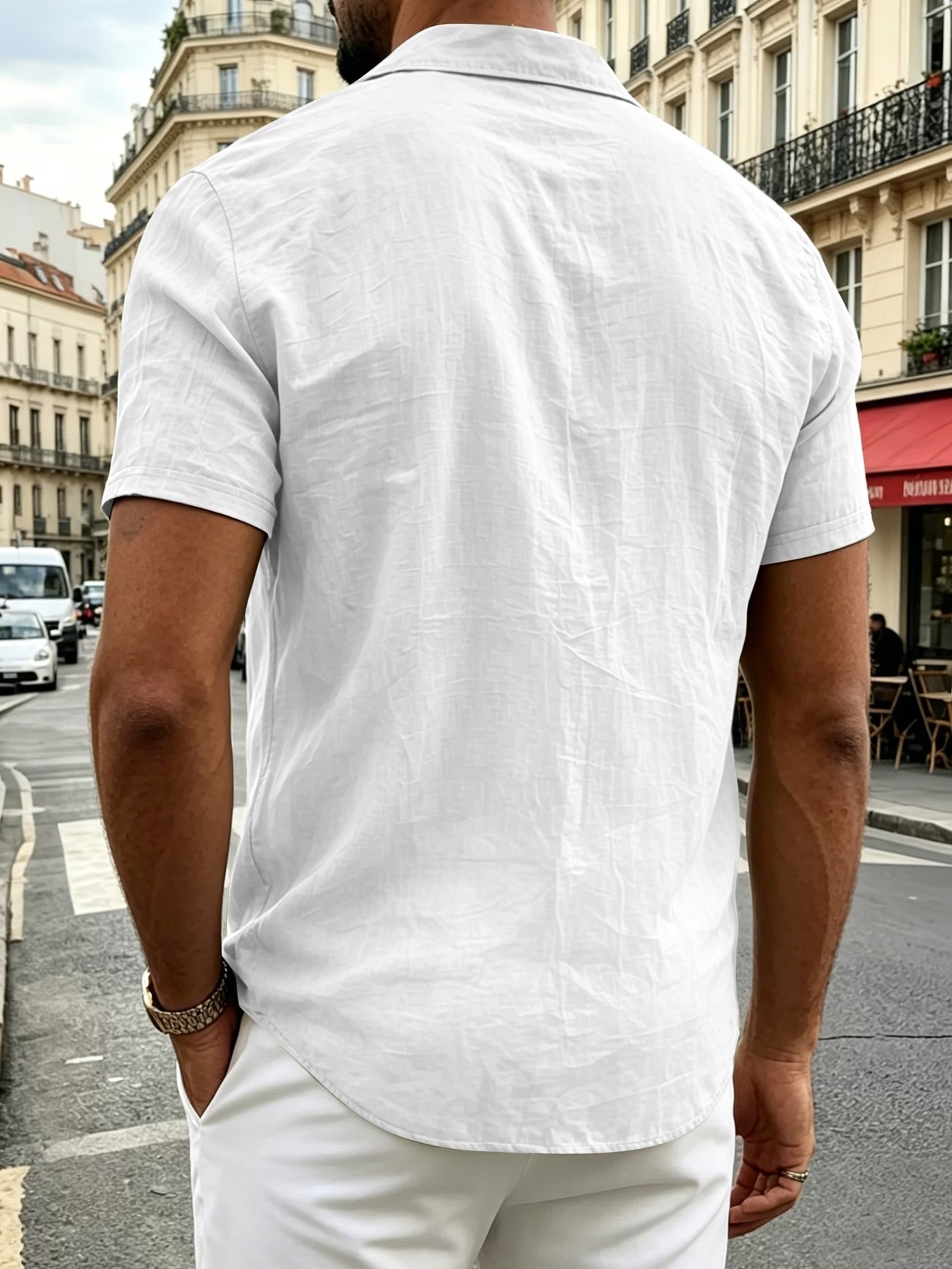 Summer Essential Lightweight Pure Linen Men Shirts