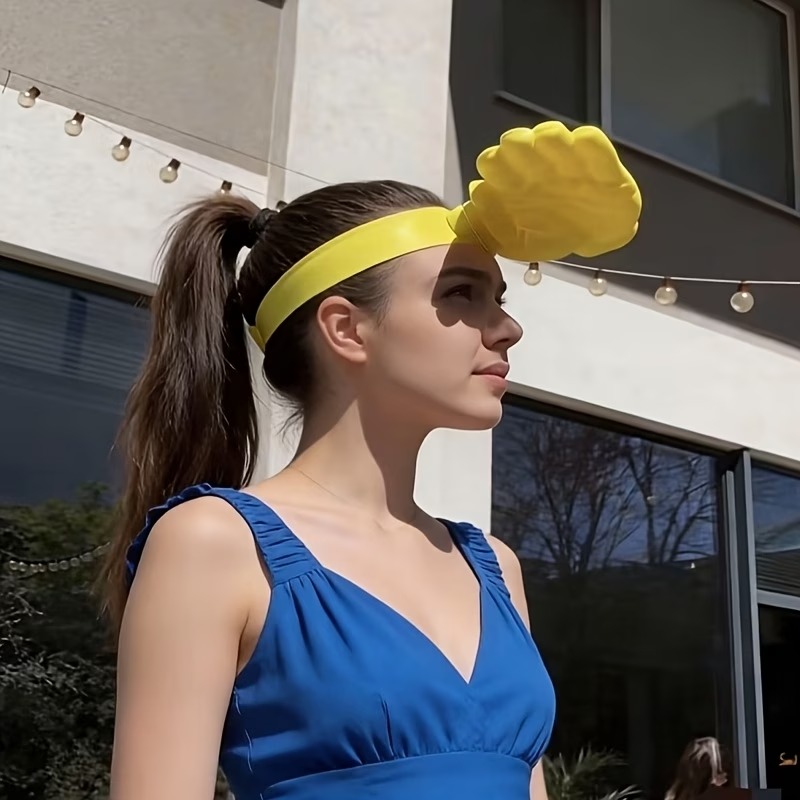Palm-Design Sun Protection Visor