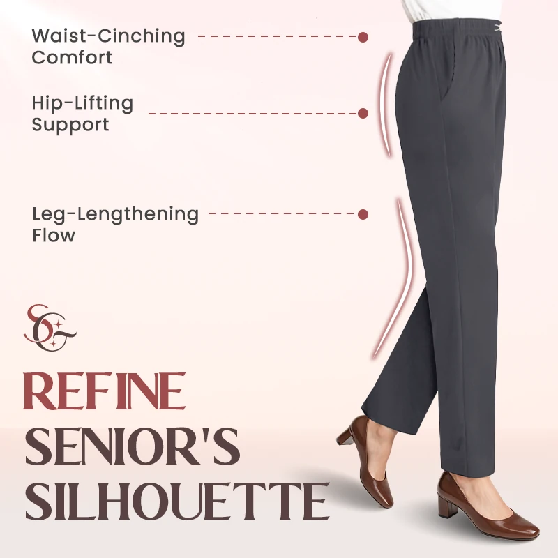 SoftyGrace - High Rise Silky Soft Pull-on Comfort Pants