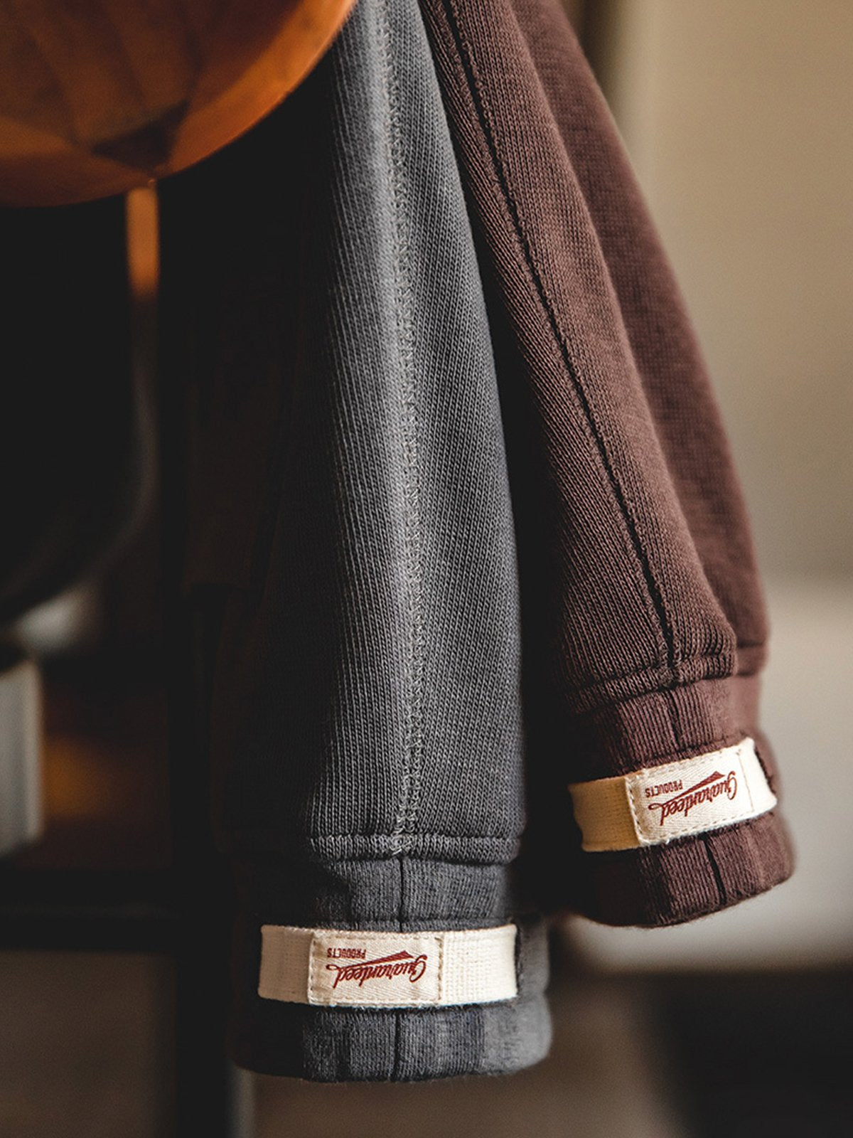 Tapered Elastic Waist Hem Sweat Pants-Zittor