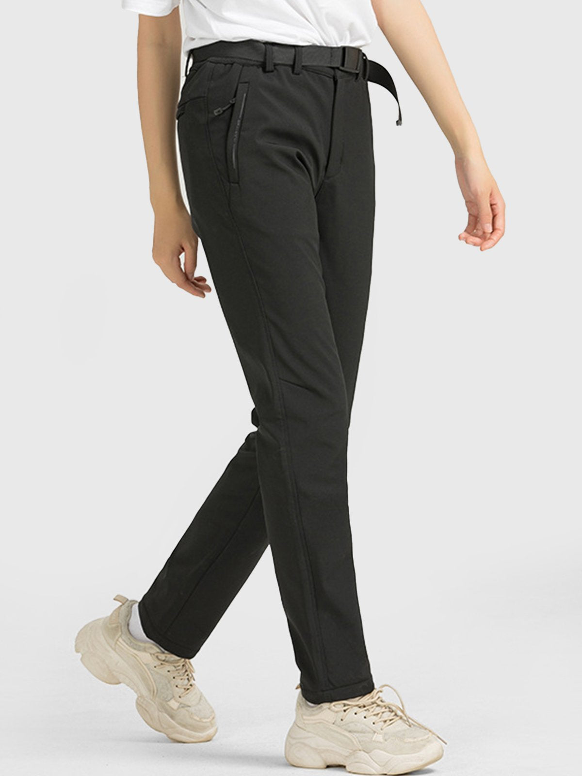 M's Waterproof Fleece Lined Softshell Pants-Zittor