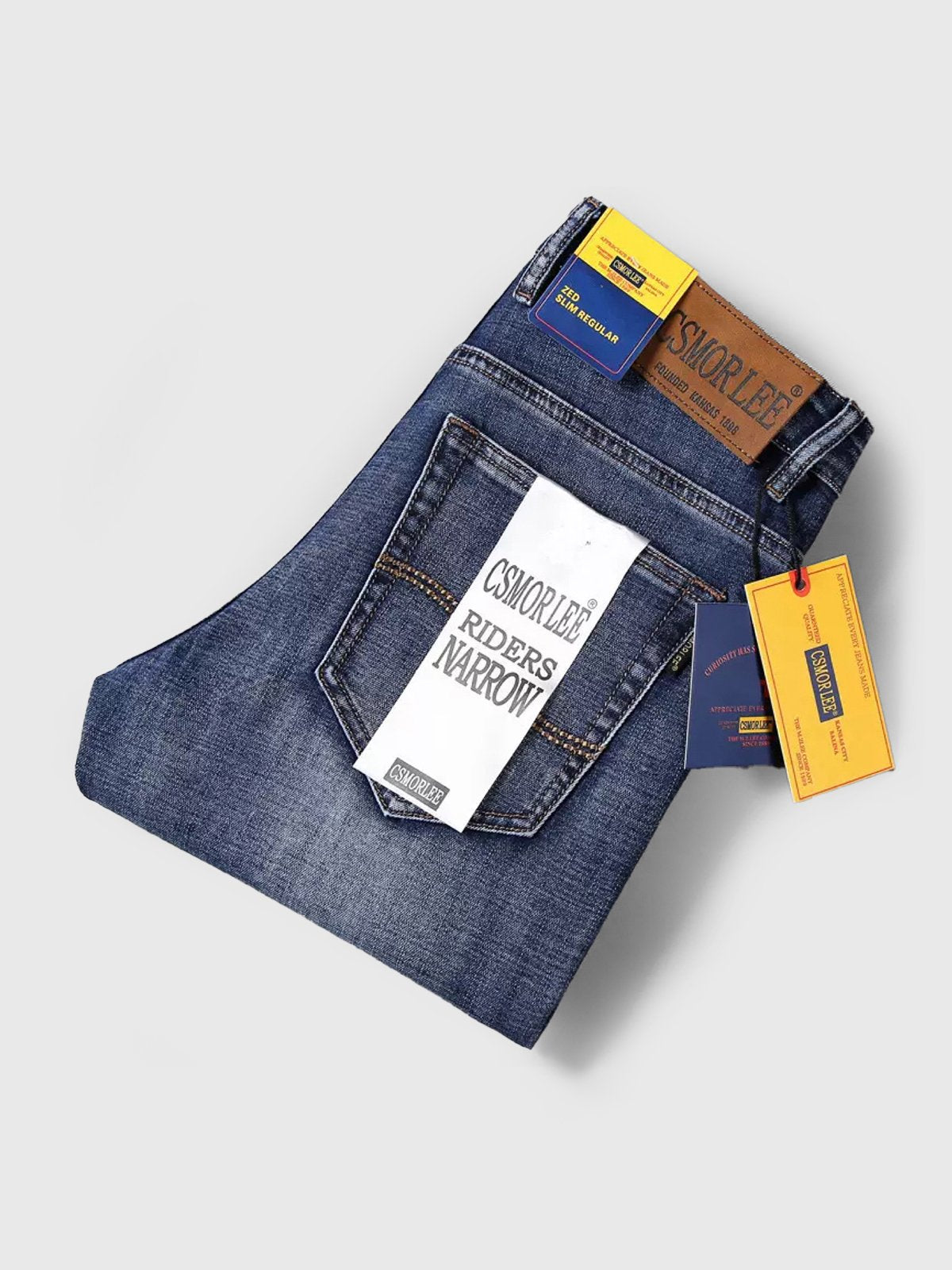 Casual Straight Regular Fit Jeans-Zittor