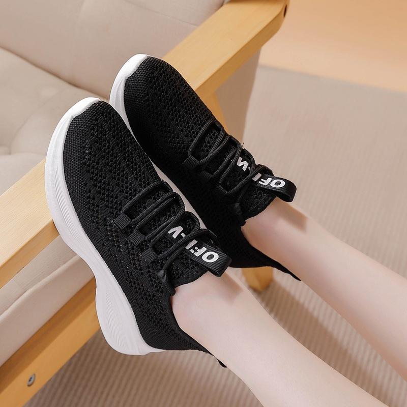 Casual mesh comfortable moccasins running shoes