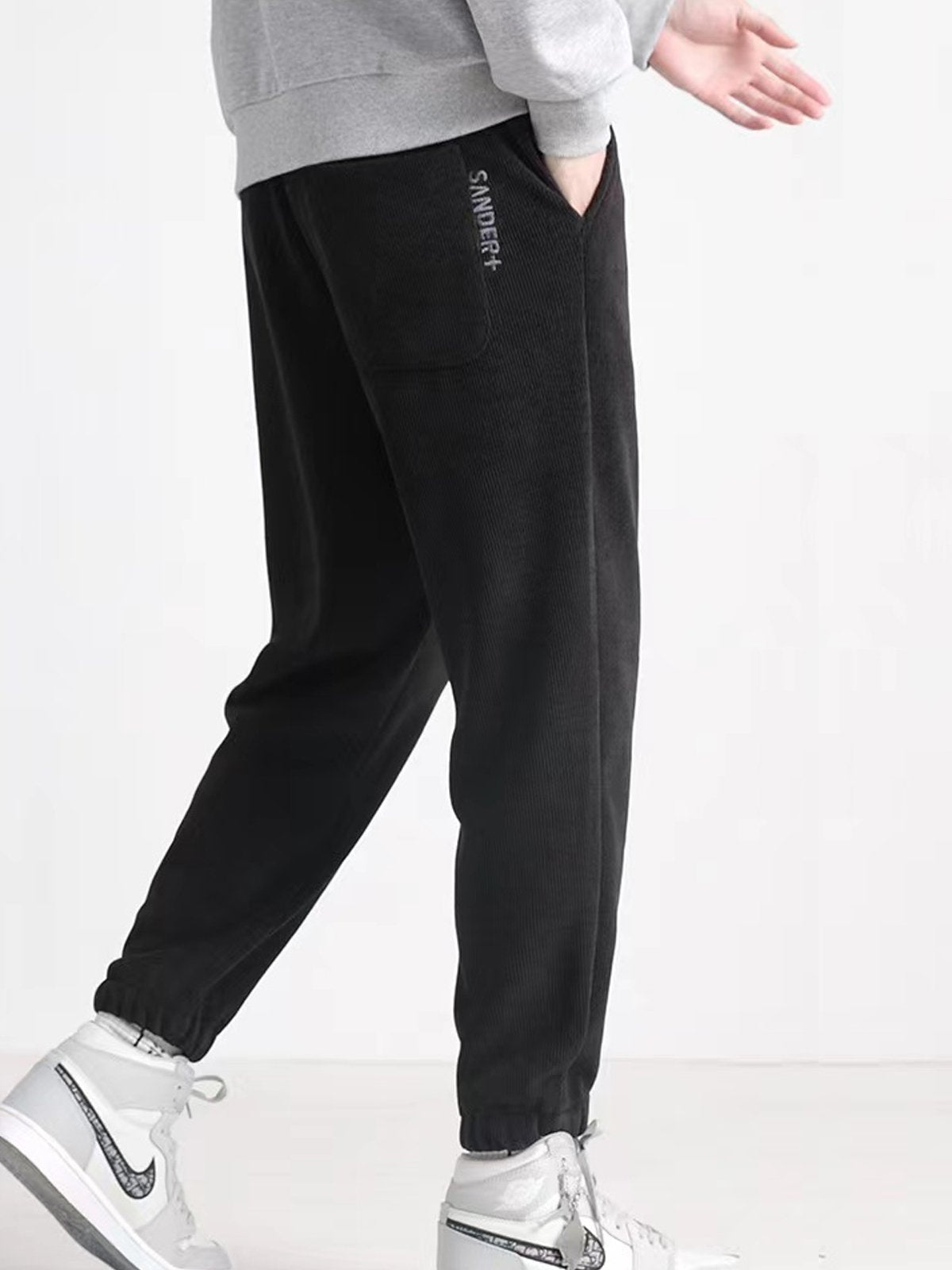 M's Drawstring Fleece Sweatpants-Zittor