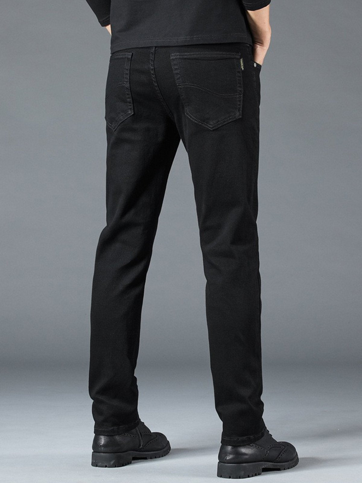 Casual Straight Regular Fit Jeans-Zittor