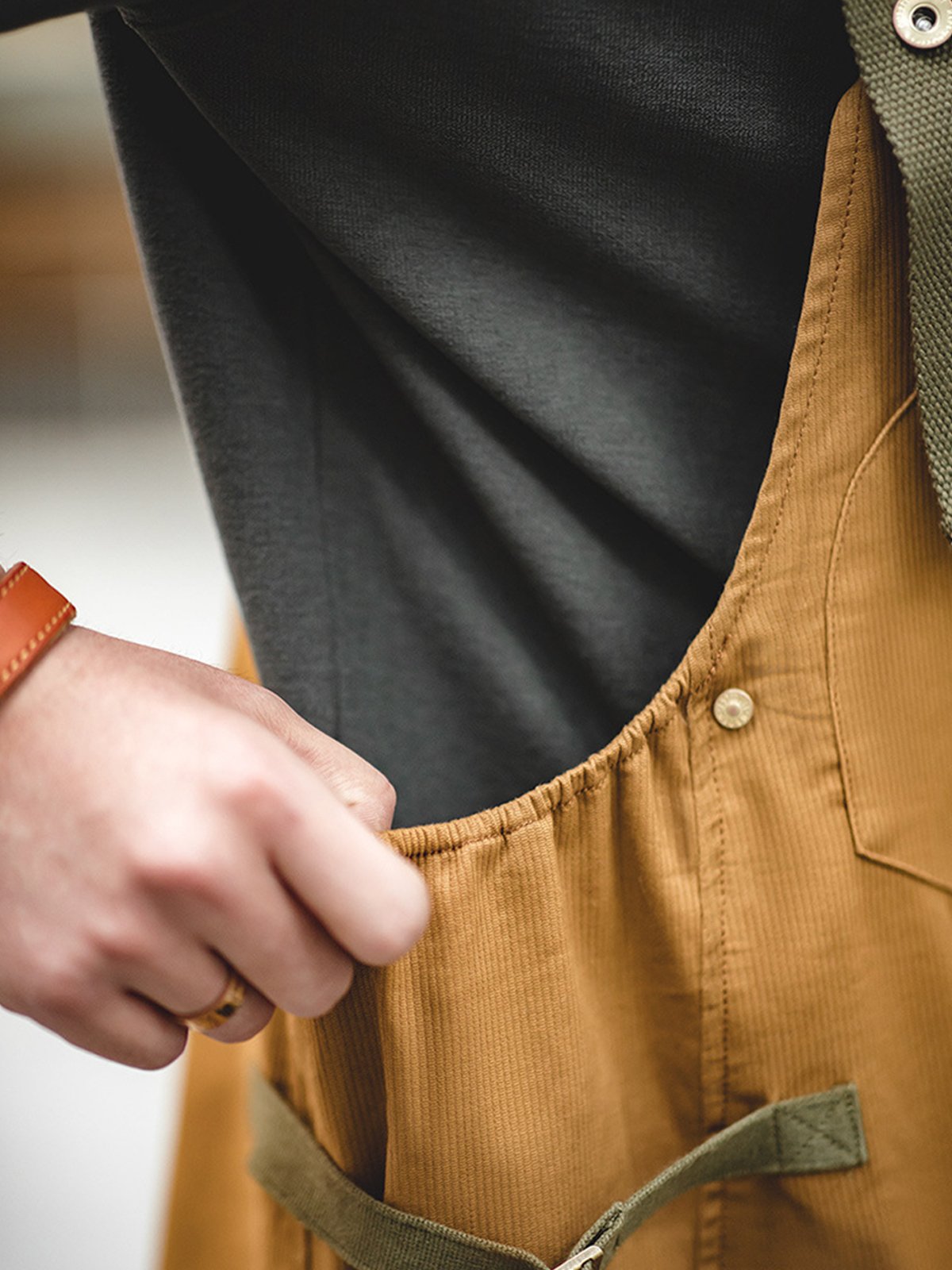 M's Adjustable Relaxed Fit Bib Overall-Zittor