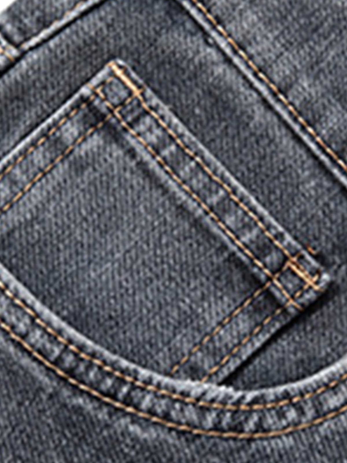 M's Casual Stretchy Solid Straight Jeans-Zittor