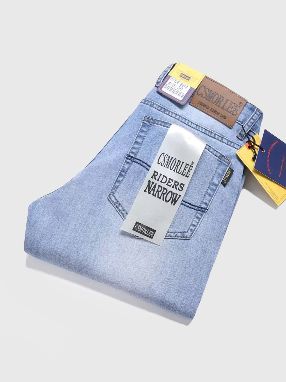 Casual Straight Regular Fit Jeans-Zittor