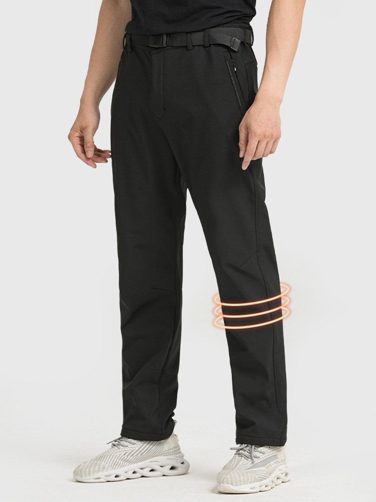 M's Waterproof Fleece Lined Softshell Pants-Zittor