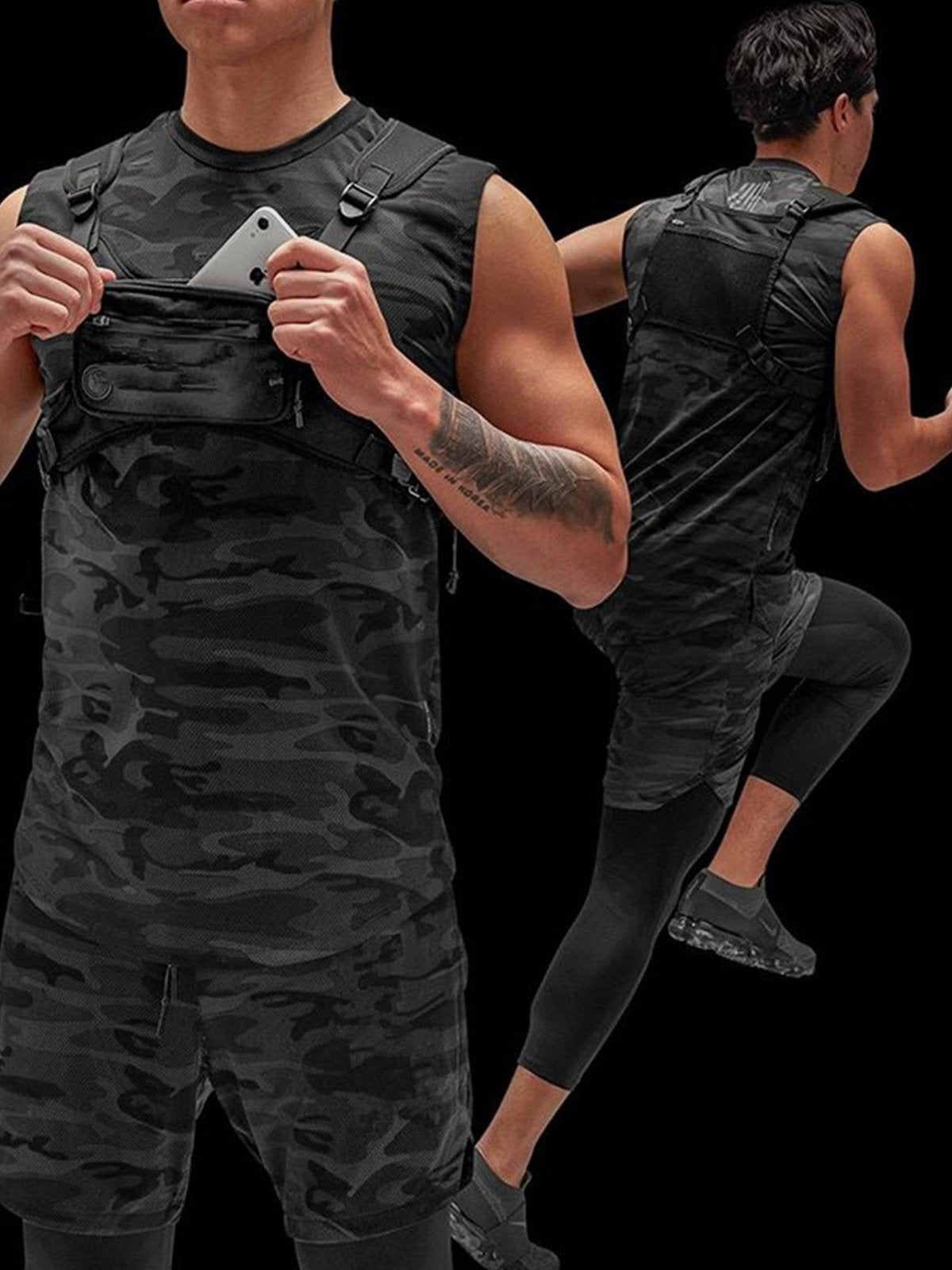 M's 21'' Unity 2 In 1 Train Tight Shorts-Zittor