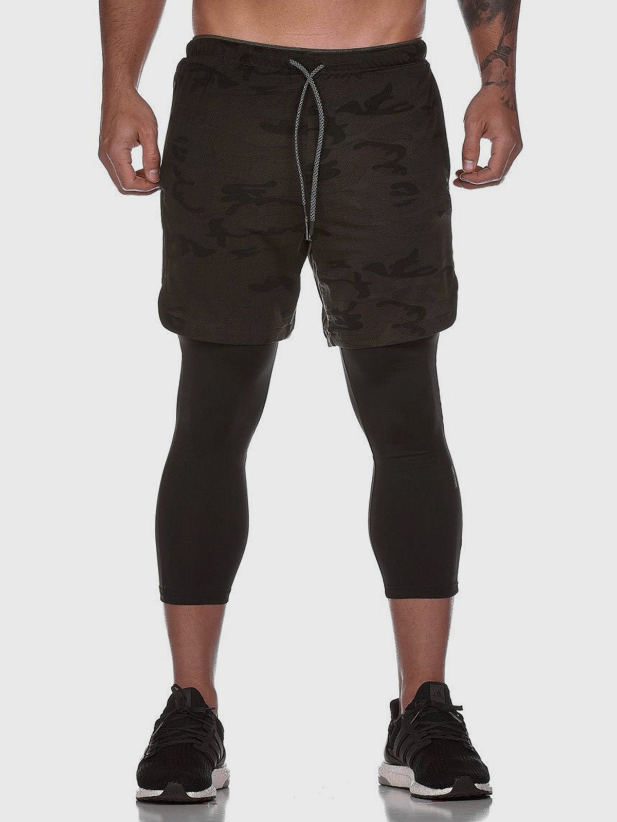 M's 21'' Unity 2 In 1 Train Tight Shorts-Zittor