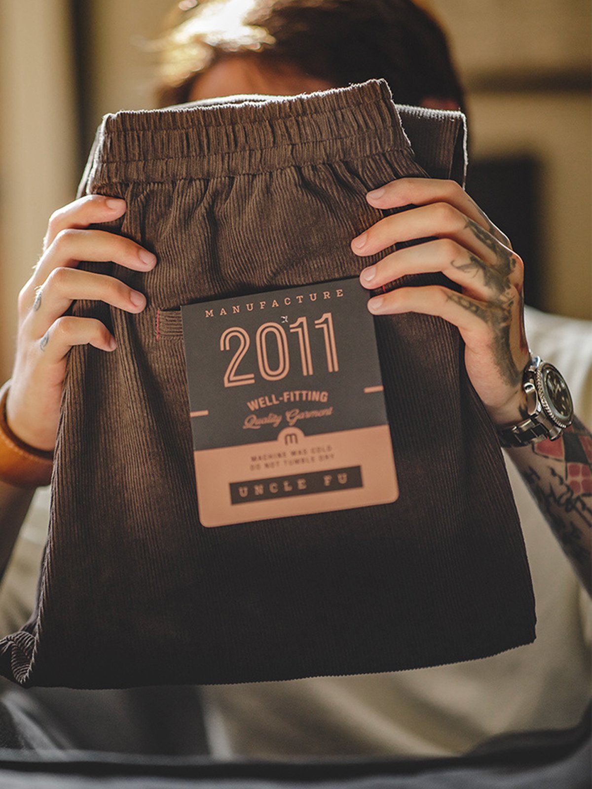 M's Corduroy Relaxed Fit Straight Pants-Zittor