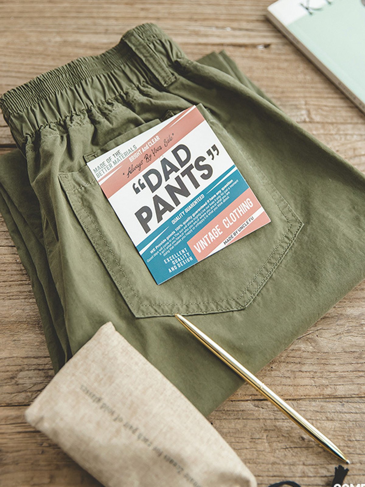 M's Relaxed Fit Solid Tapered Pants-Zittor