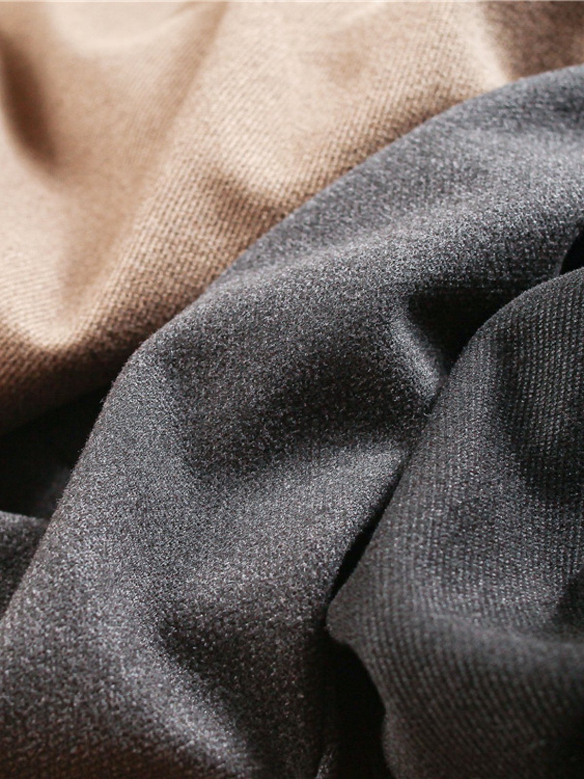 Double-Brushed Buttoned Waist Suit Pants-Zittor