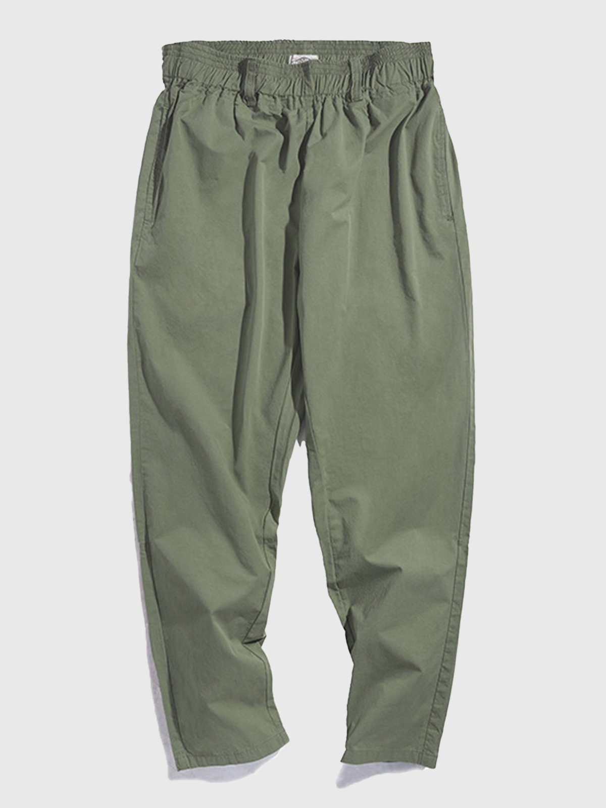 M's Relaxed Fit Solid Tapered Pants-Zittor