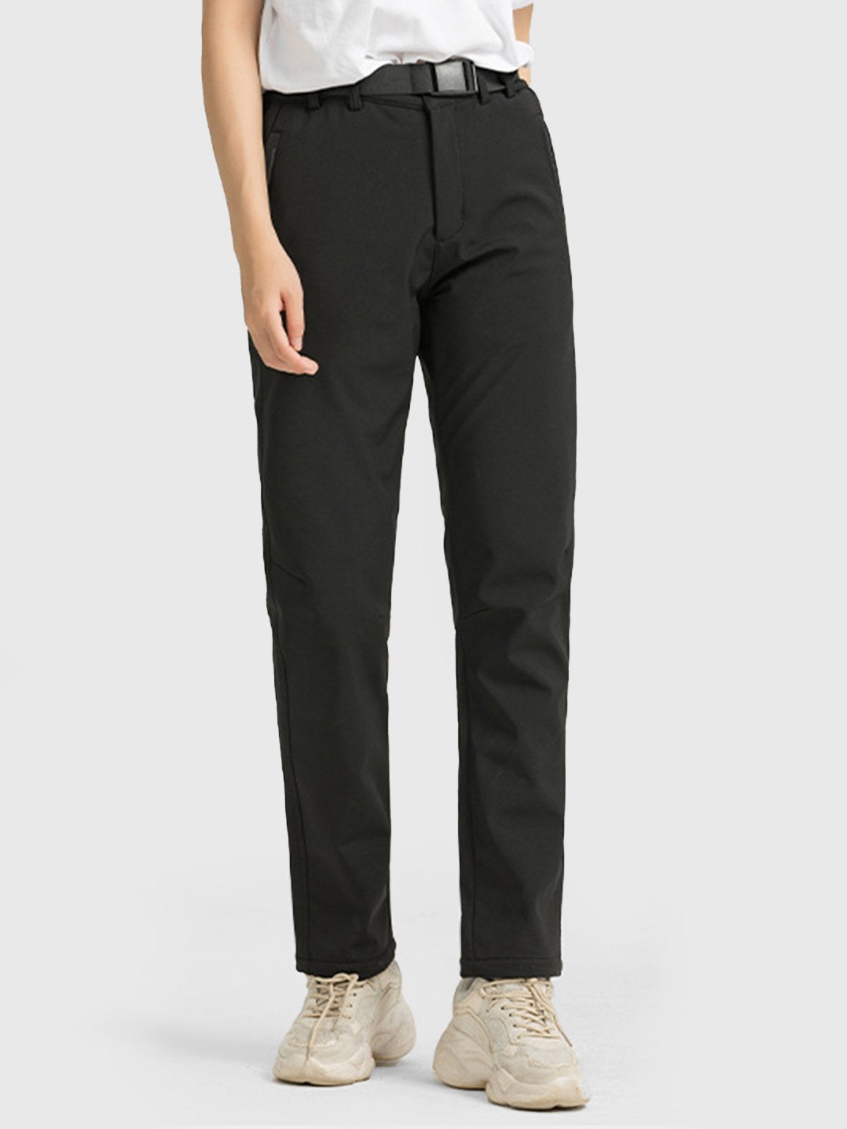 M's Waterproof Fleece Lined Softshell Pants-Zittor