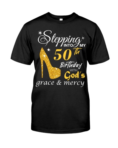 30th To 70th Birthday T-shirts With God's Grace