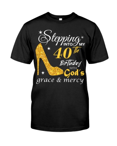30th To 70th Birthday T-shirts With God's Grace