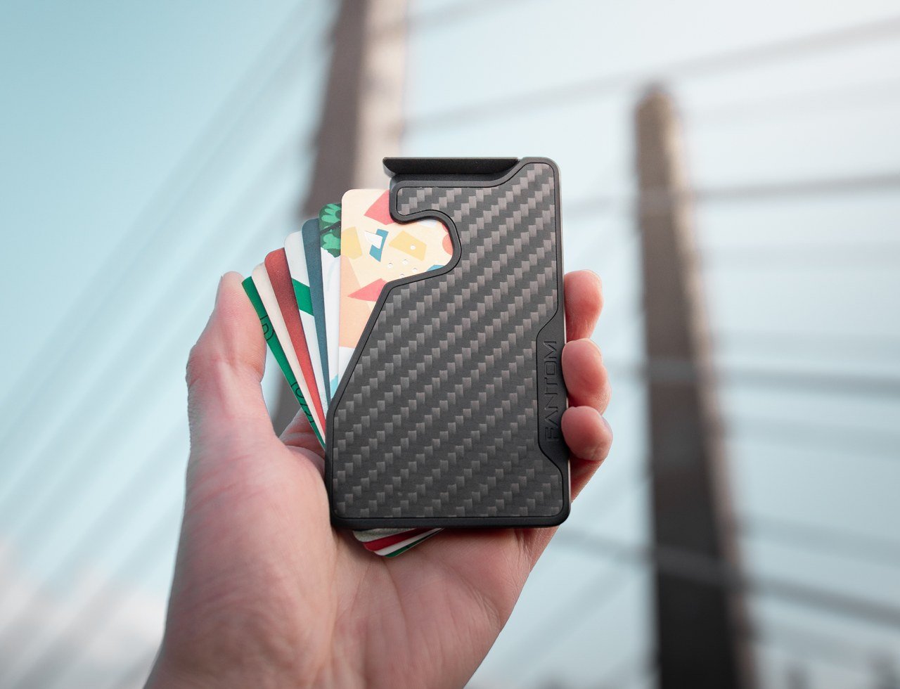 RFID ANTI-THEFT CARBON FIBRE PERFECT MINIMALIST WALLET