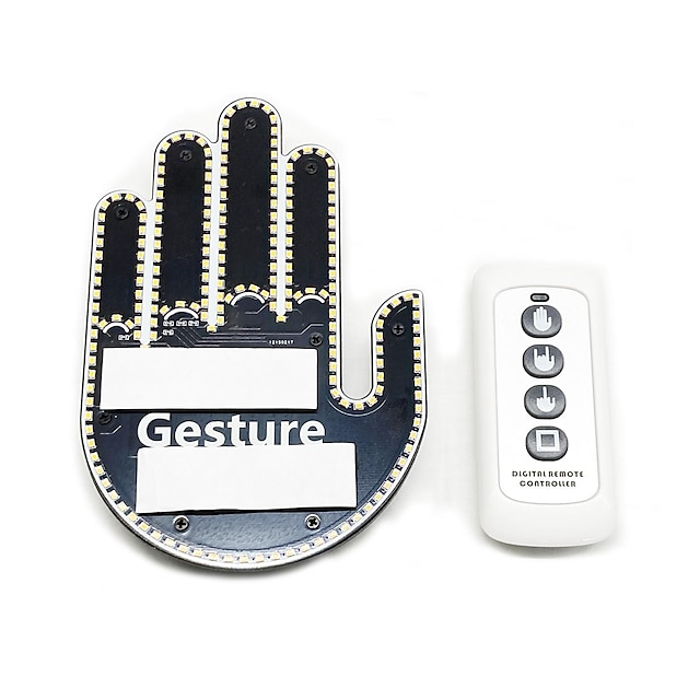Middle Finger Gesture Light with Remote