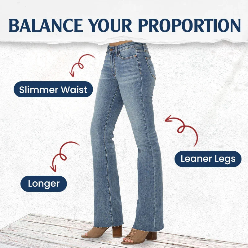 💥Hot Sale 49% OFF💥-Tummy Tuck Bootcut Jeans 