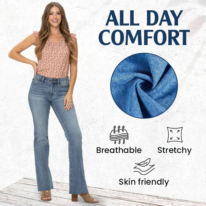 💥Hot Sale 49% OFF💥-Tummy Tuck Bootcut Jeans 