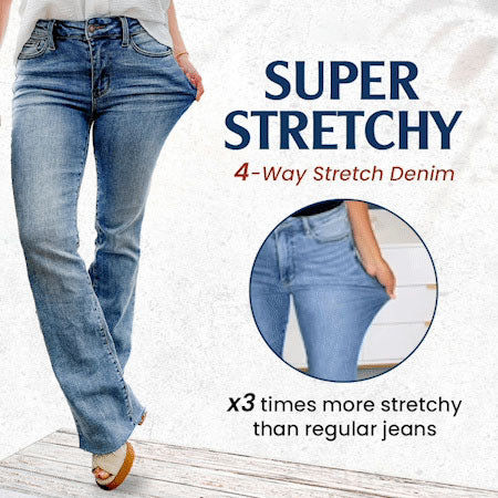 💥Hot Sale 49% OFF💥-Tummy Tuck Bootcut Jeans 