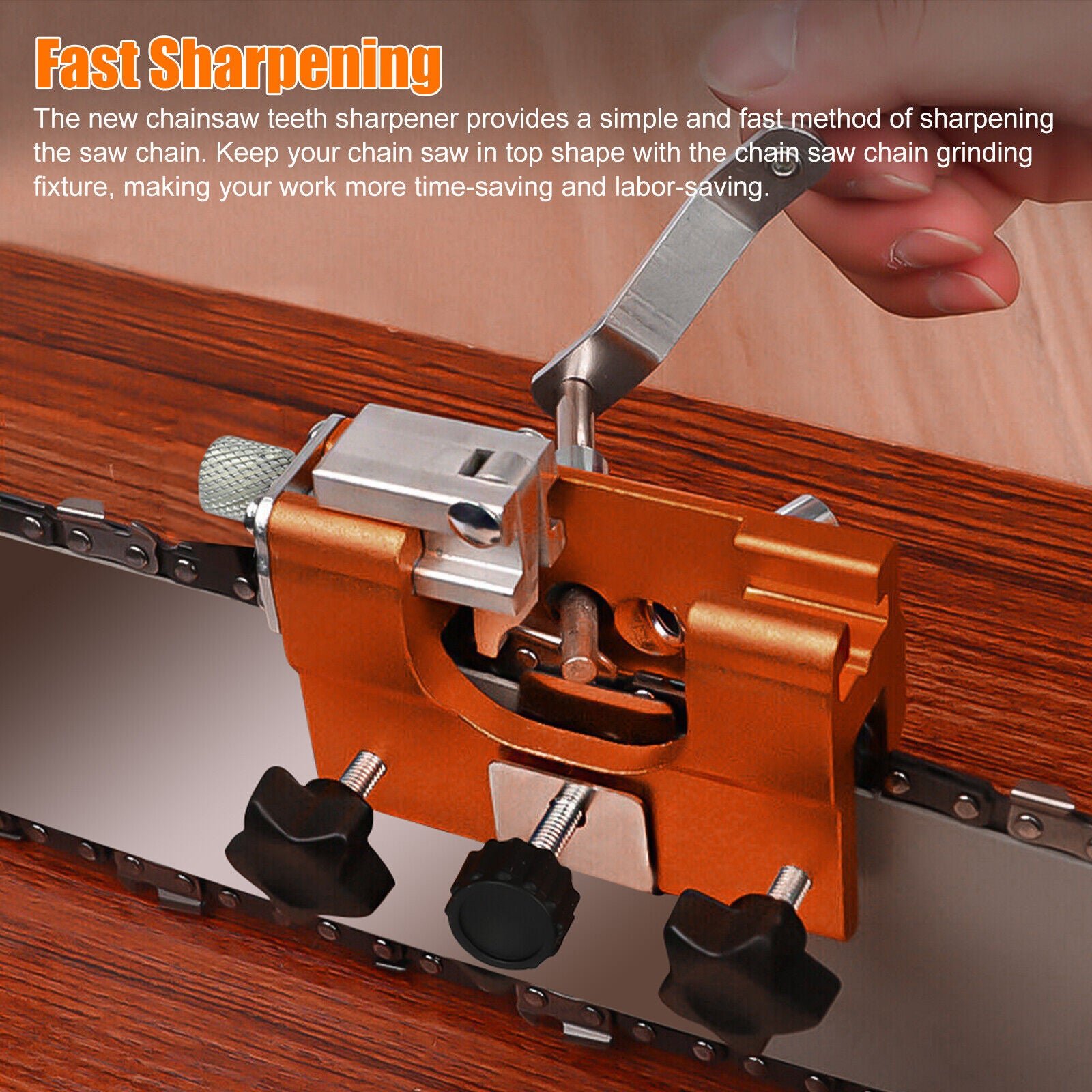 Chainsaw Chain Sharpening Jig