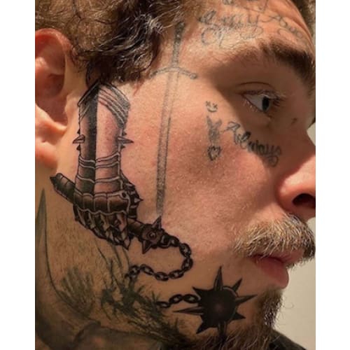 Post Malone Temporary Tattoos