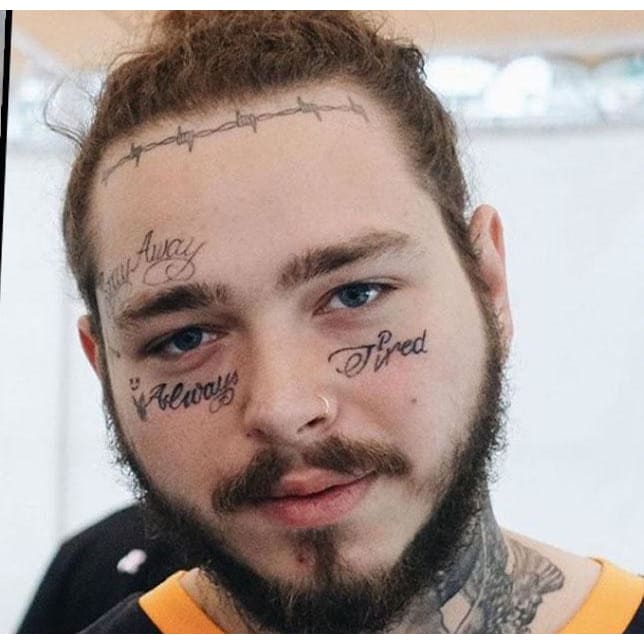 Post Malone Temporary Tattoos
