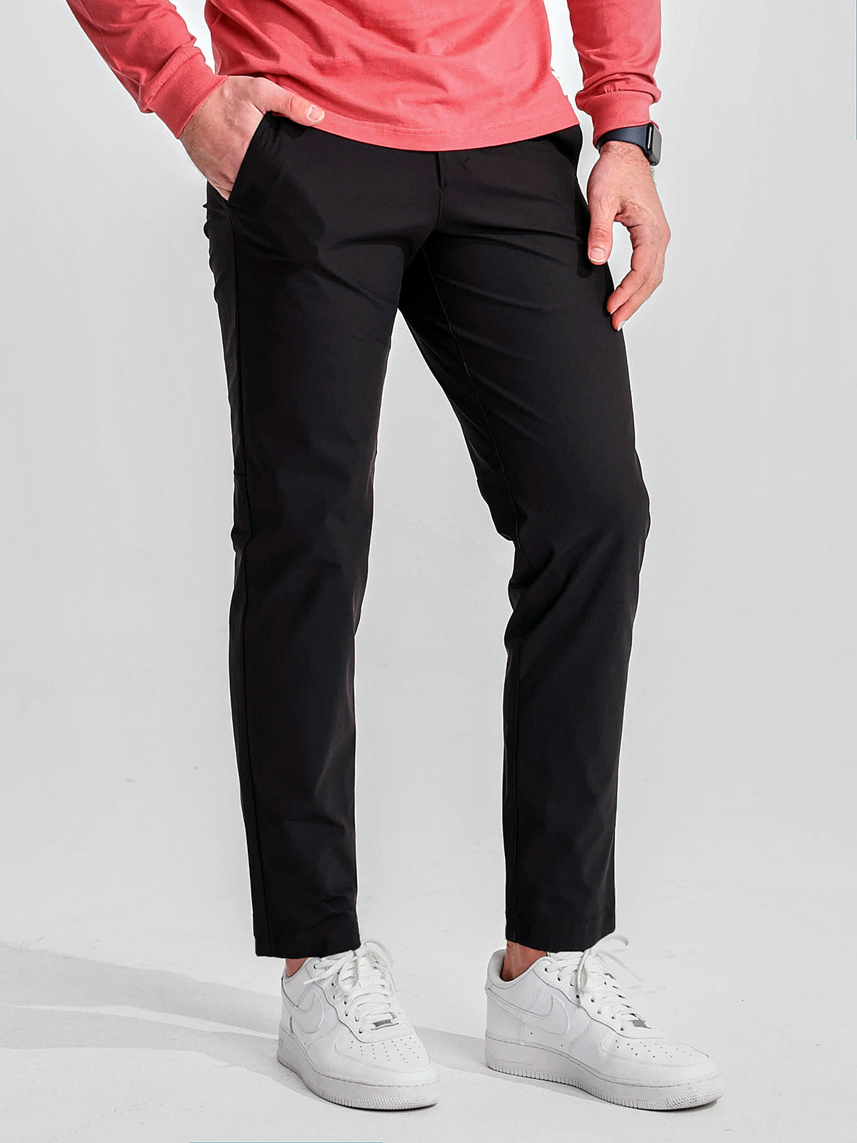 M's Commission Everyday Performance Chino Pants Black-Zittor