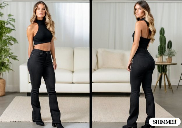 Shimmer™ Premium Lift Flare Jeans