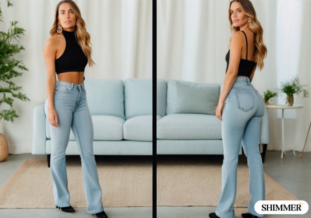 Shimmer™ Premium Lift Flare Jeans