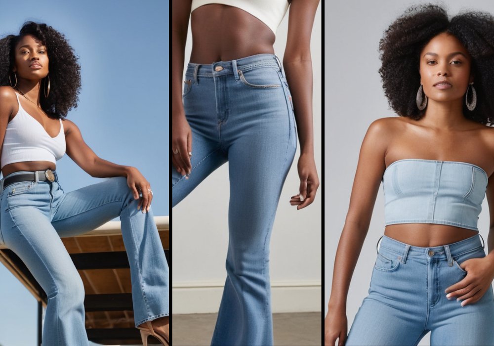 Shimmer™ Premium Lift Flare Jeans