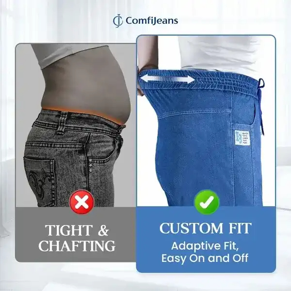 ComfiJeans - LAST DAY 70% OFF - High Waist Ultra-Stretch Mom Jeans