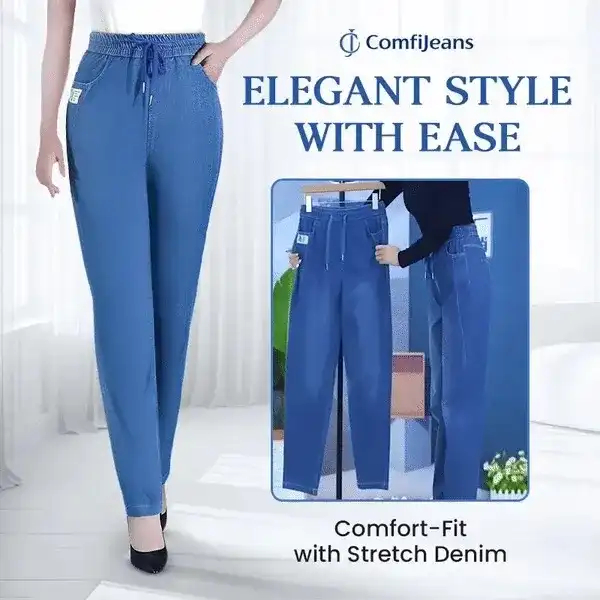 ComfiJeans - LAST DAY 70% OFF - High Waist Ultra-Stretch Mom Jeans