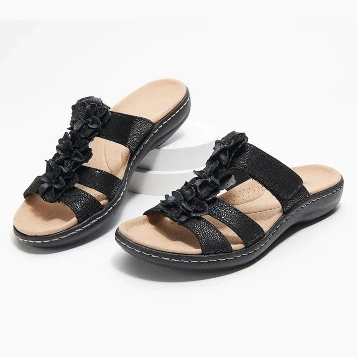 Orthopedic Sandals Women Soft Unique Flower Detail