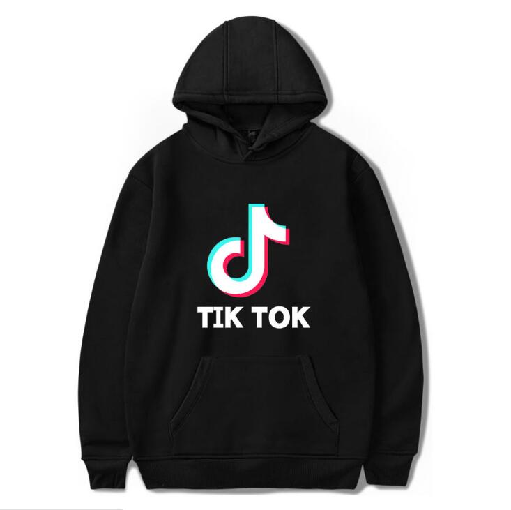 Tik Tok Hoodie Logo Sweatshirt Mens & Women Couple Sweater-Mortick