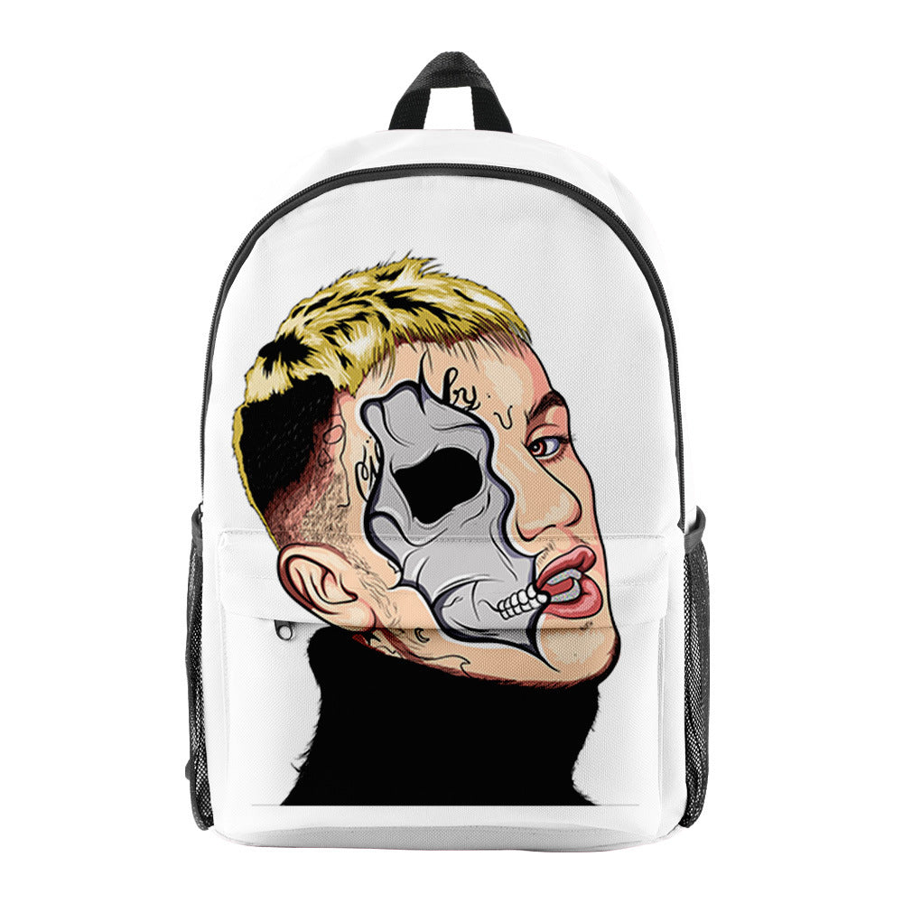 Lil Peep 3D Backpack Fashion Bag-Mortick