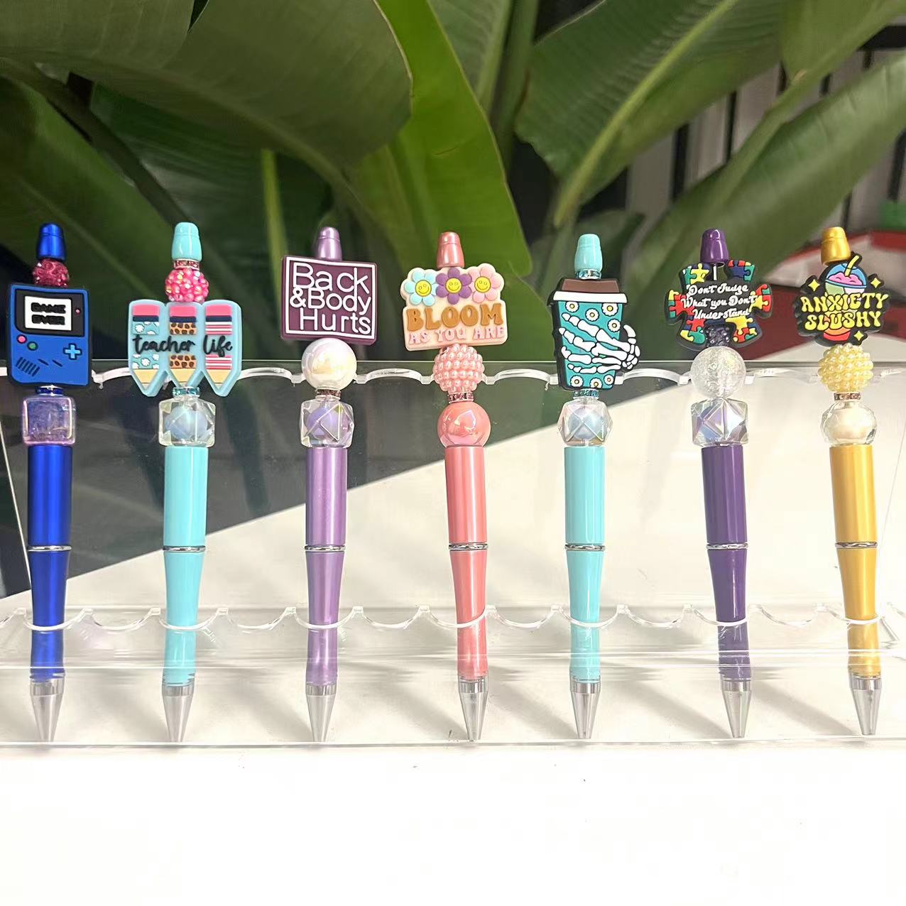 [Summer Sale] Premade Beaded Pens or Keychains or Stylist Pens with Focals