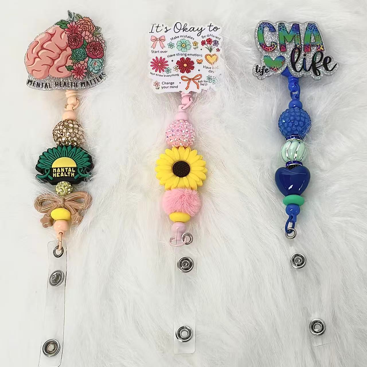 【Match Game】Beadable Badge Reels (Over 1000 styles)