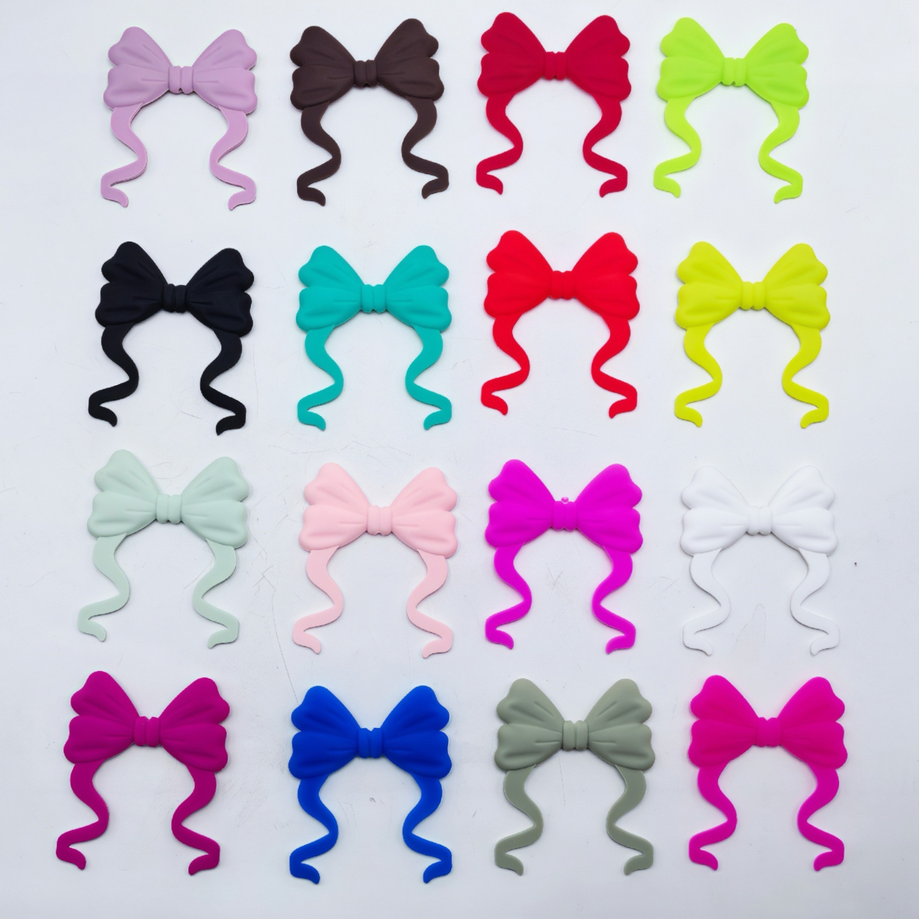 Silicone Bow Beads