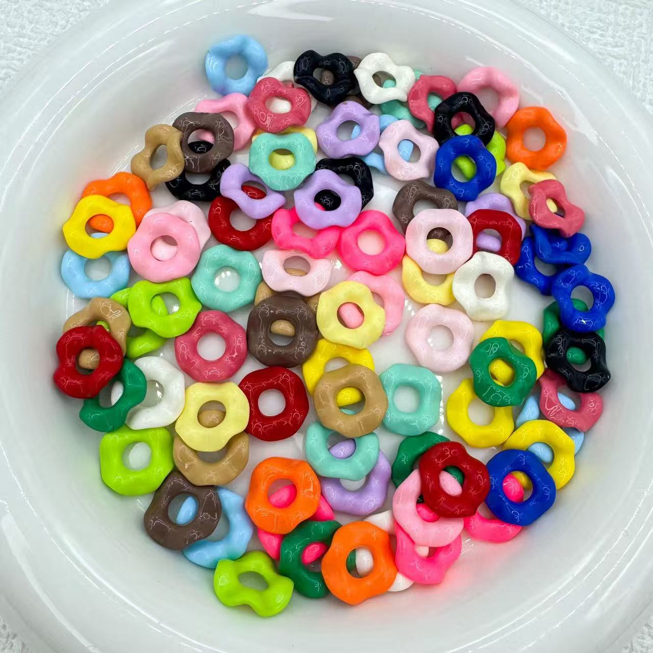 12-15mm Enamel Wavy Spacer for DIY Items