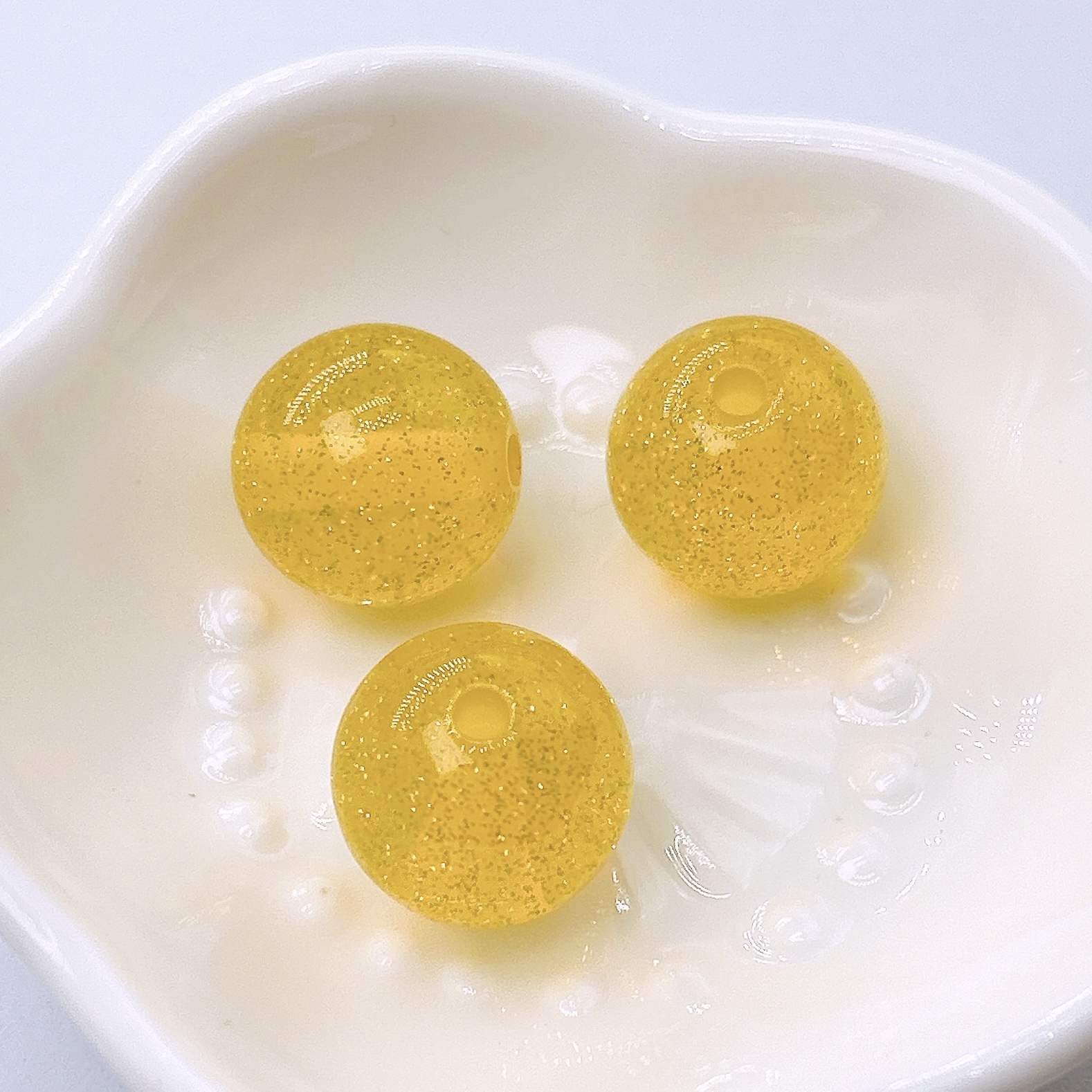 Starry Glitter Resin Beads
