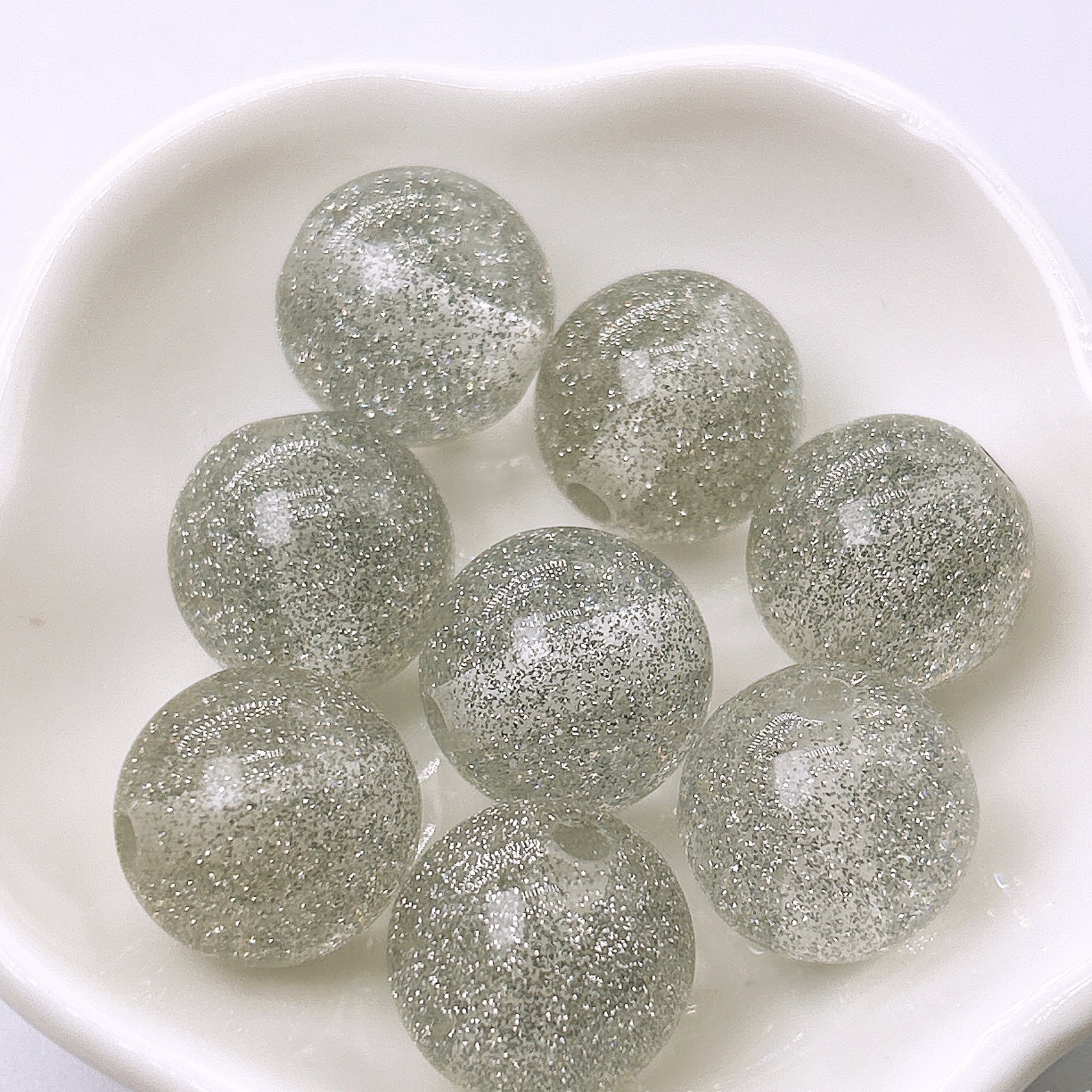 Starry Glitter Resin Beads