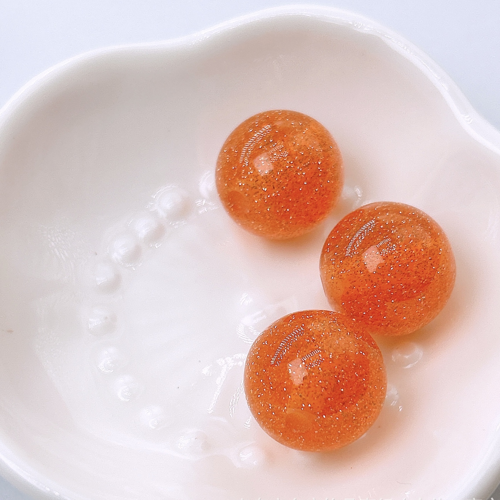 Starry Glitter Resin Beads